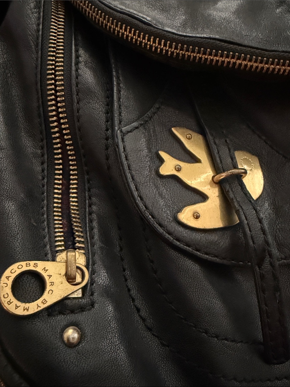 Marc by Marc Jacob’s Petal to the Metal Leather Crossbody - Picture 3 of 5